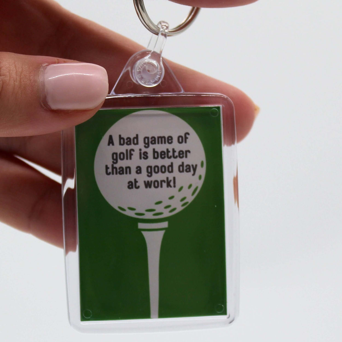 A bad game of golf key ring, build your own gift box