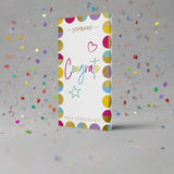 Congratulations chocolate bar for times to celebrate their success