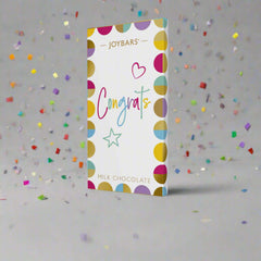 Congratulations chocolate bar for times to celebrate their success