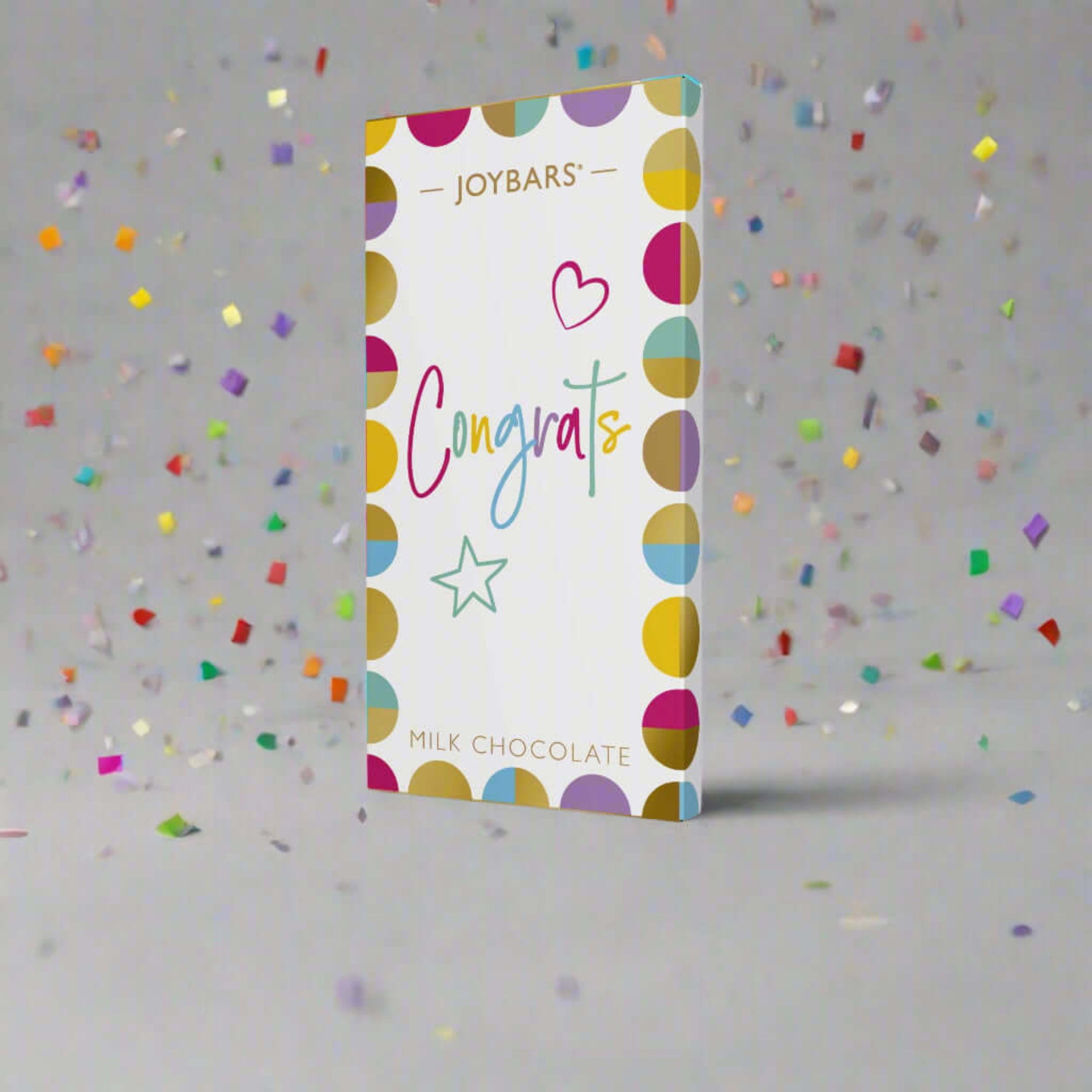 Congratulations chocolate bar for times to celebrate their success