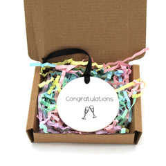 Keepsake present, letter box Congratulations gift.