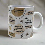 Daily reminders affirmation mug