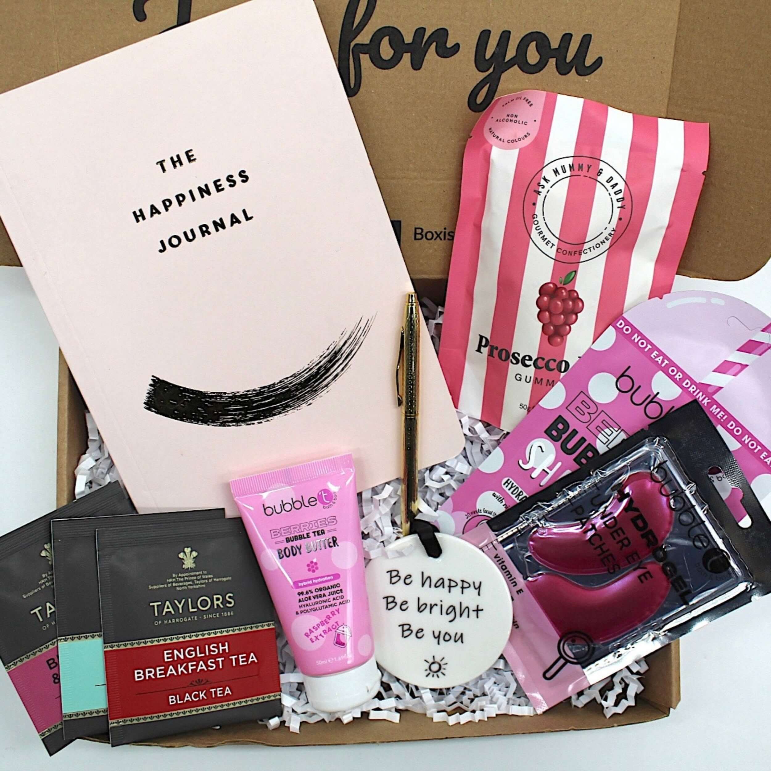 Happiness and wellness, The happiness journal with wellbeing products and affirmation keepsake for a positive daily reminder