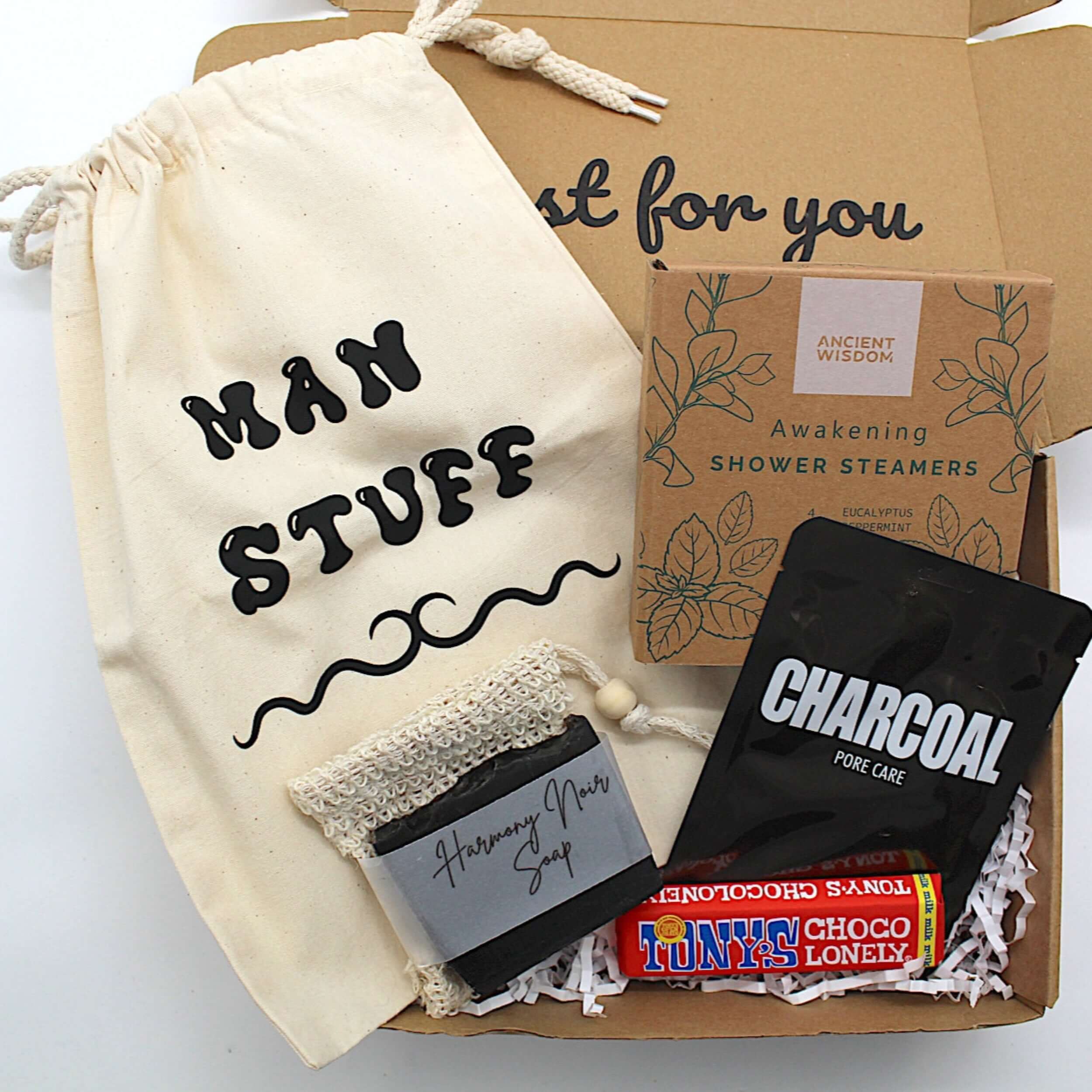 Self Care for Men Shower and Face Gift Set