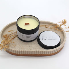 Midnight amber travel candle