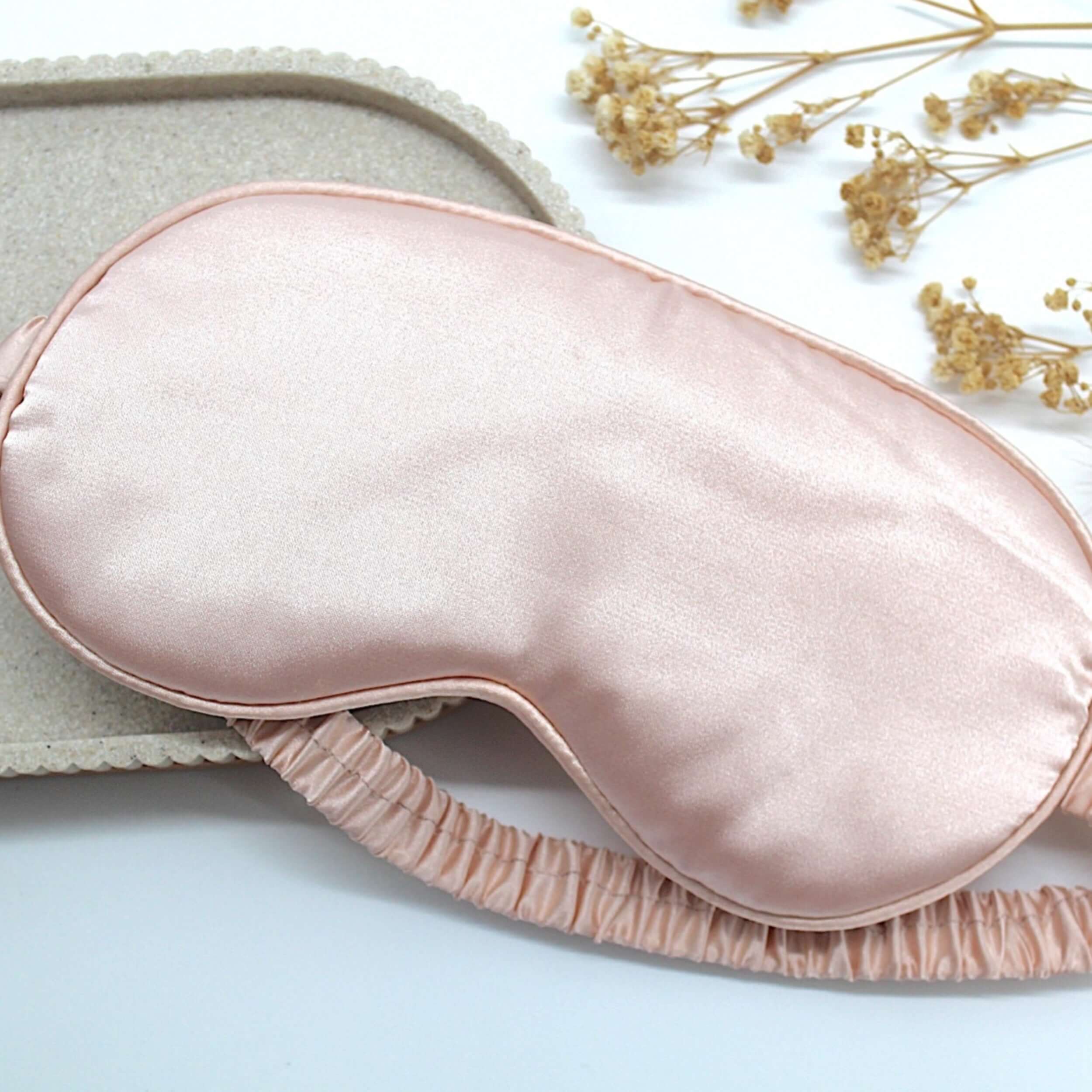 Pink satin sleep mask, build your own gift box