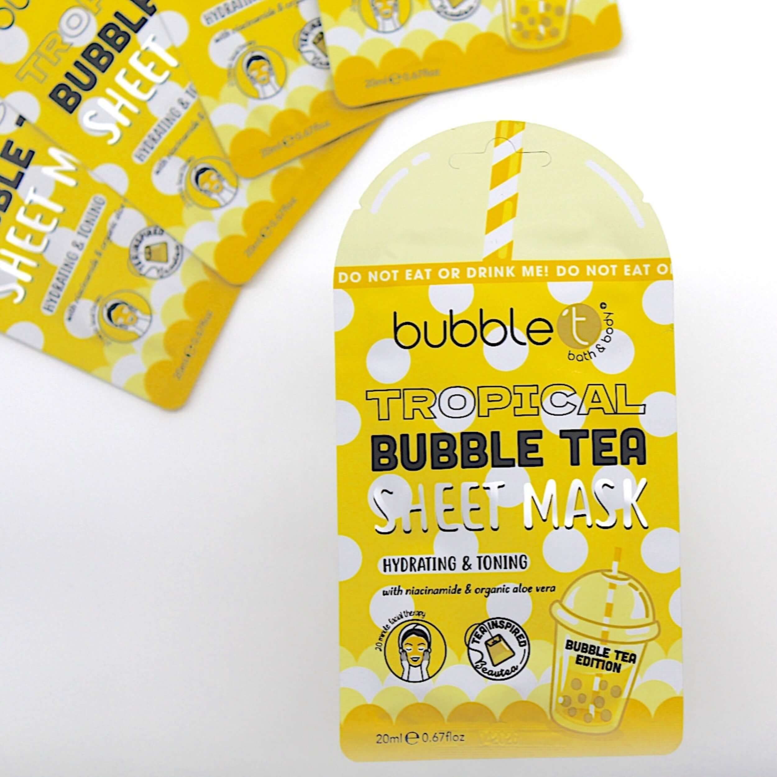 Tropical hydrating and toning sheet mask, build your own gift box