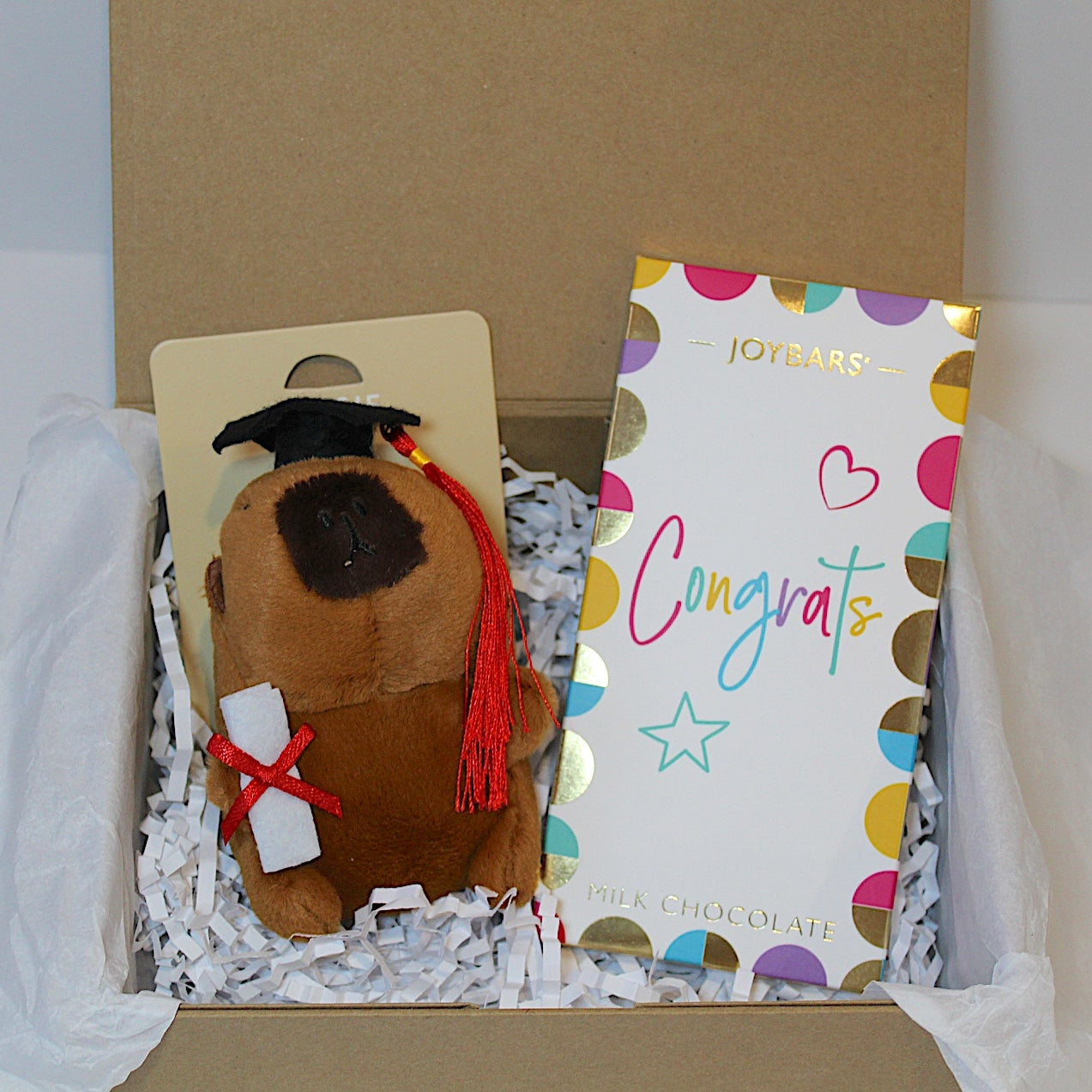Wish them luck and congratulate their wins, letterbox gifts 