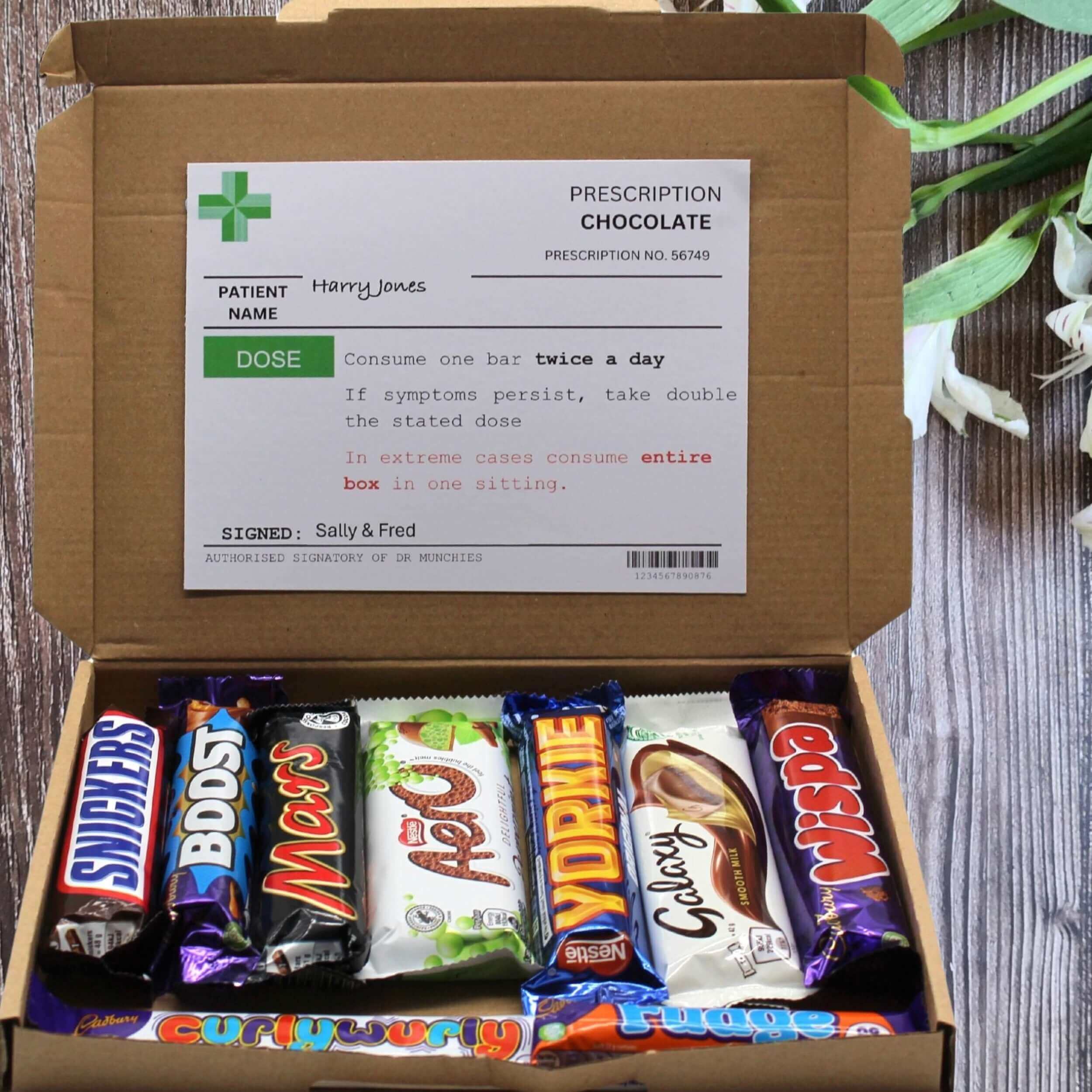 Get Well Soon Chocolate Poem