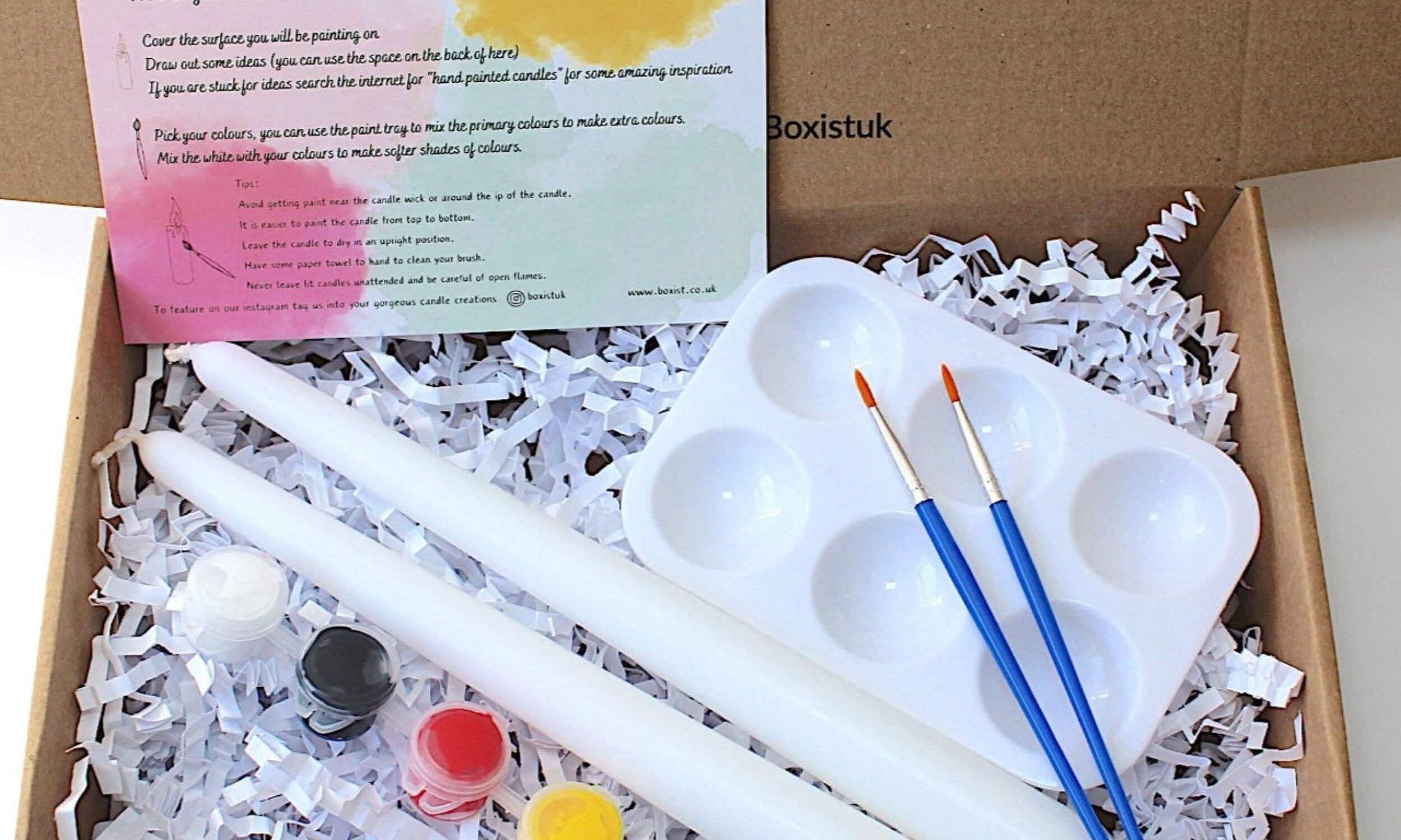 Paint your own tapered candle, crafting gifting experience. Hen party, girl night in, date night activity.  