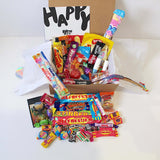 Retro 50 birthday sweets in magnetic closure box 