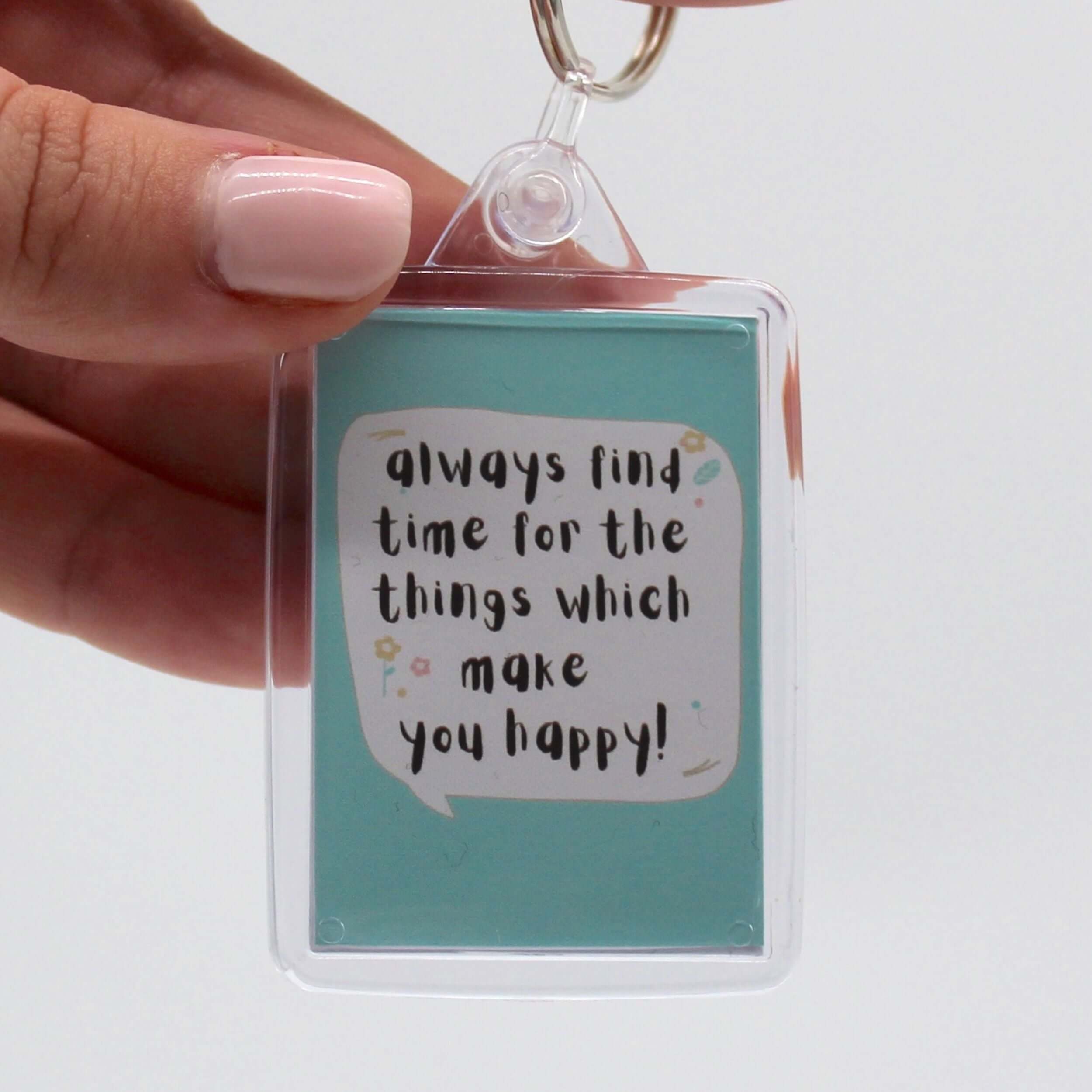Always find time key ring, build your own gift box 