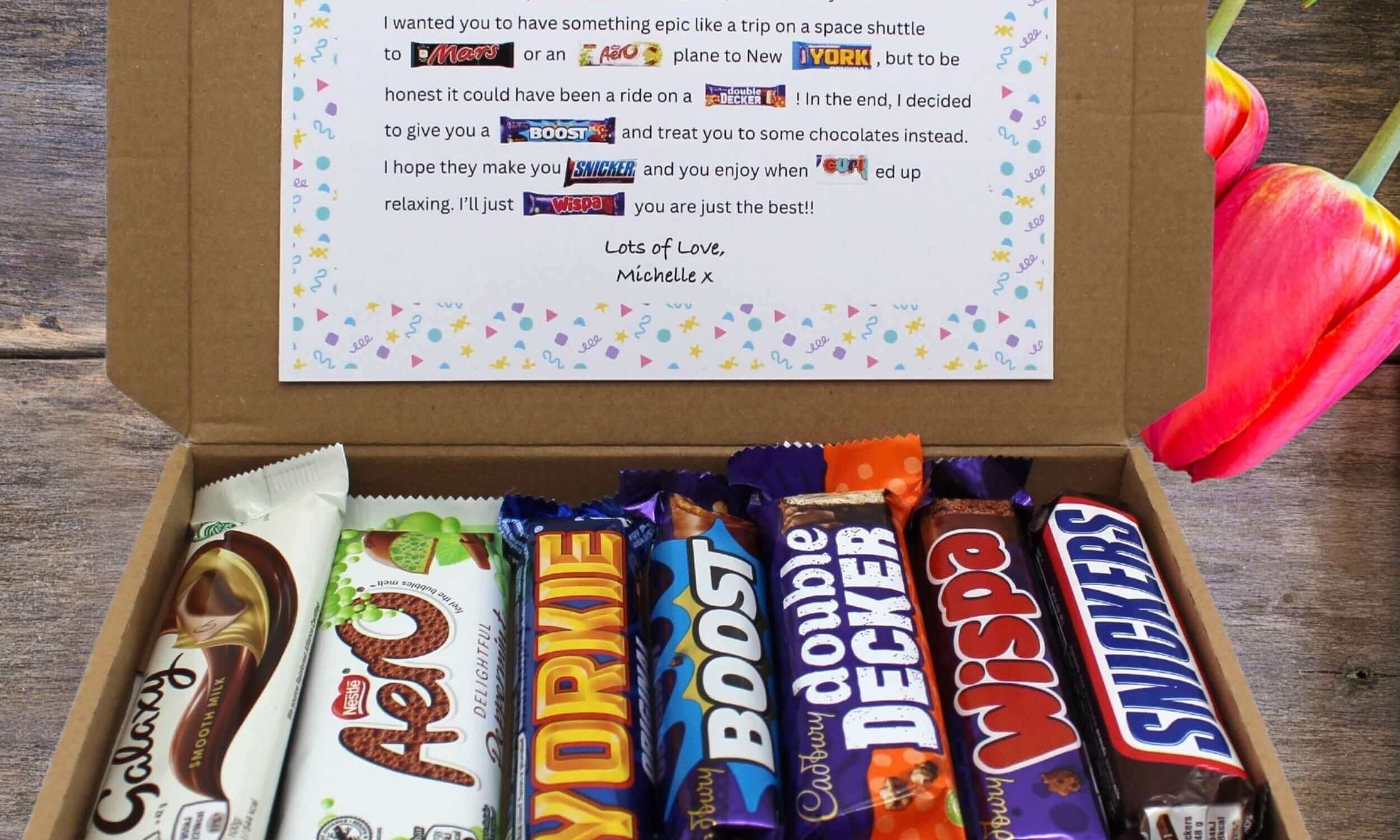 Chocolate Letterbox Gift For Best Friend