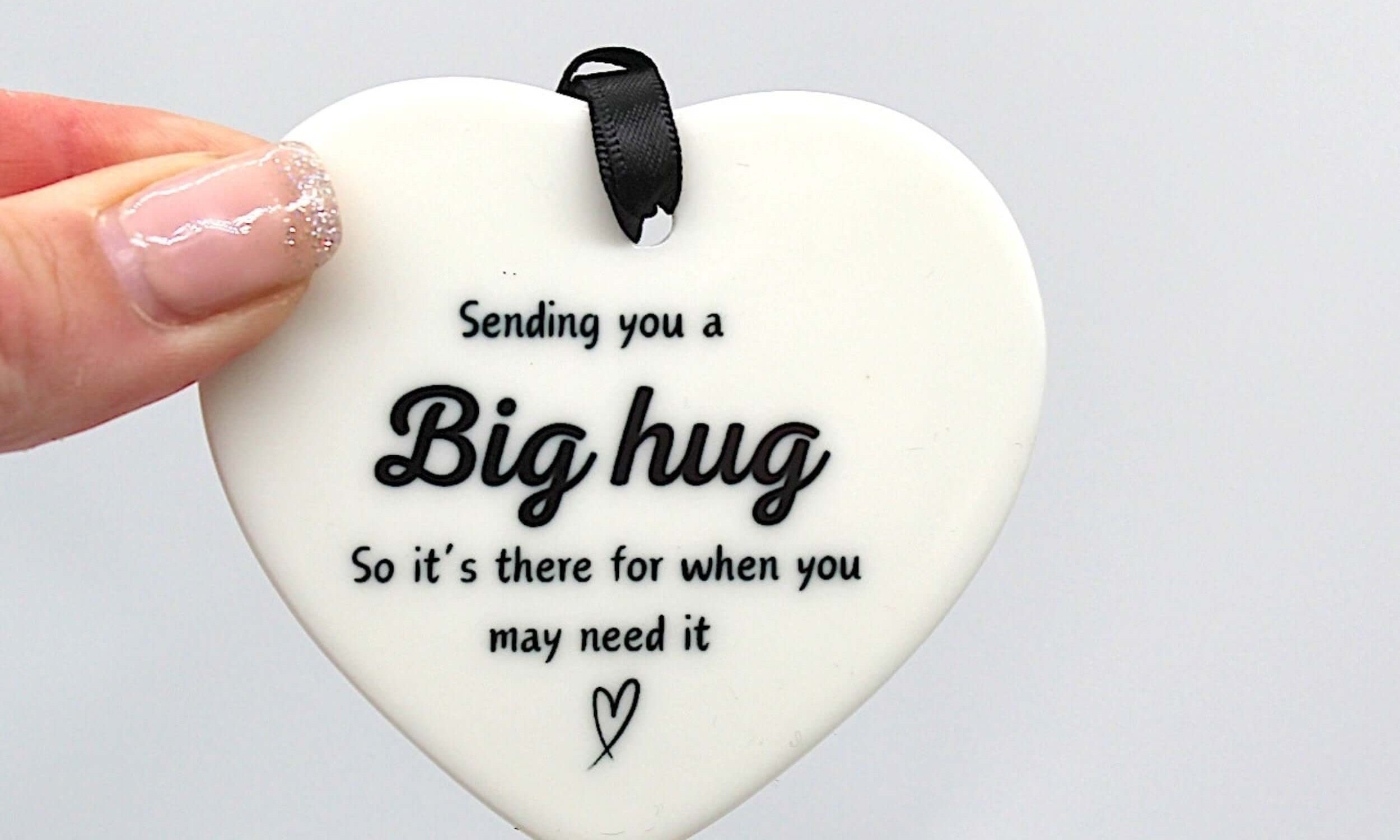 Ceramic keepsake to remind them that you are there for them 
