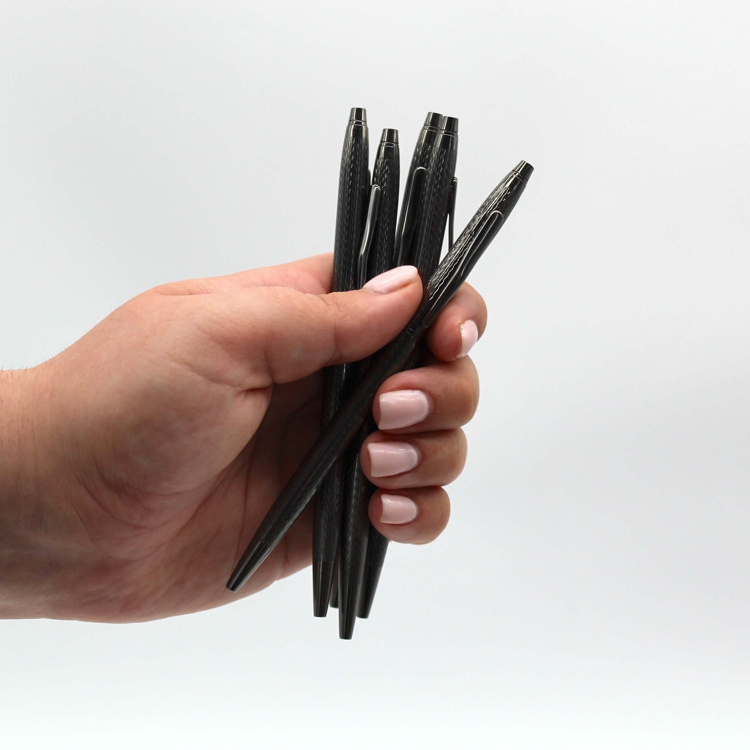 Black metal ball point, black ink. Build your own gift box 