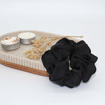 Black satin hair scrunchie, build your own gift box  