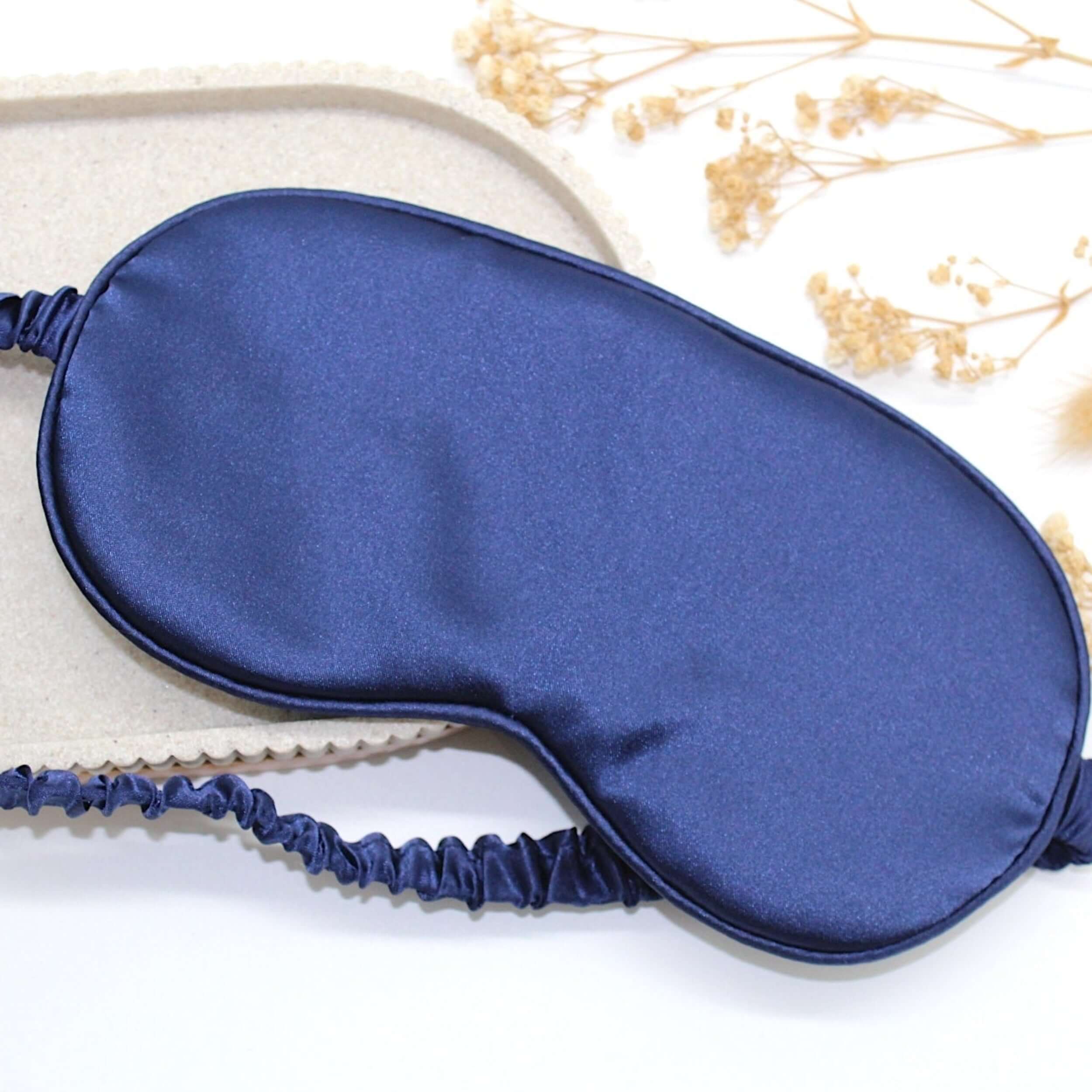 Blue satin sleep mask, build your own gift box 
