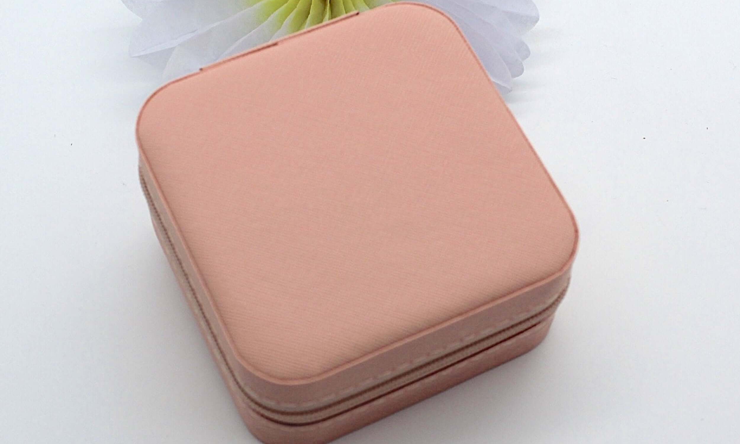 personalised pink jewellery gift box  