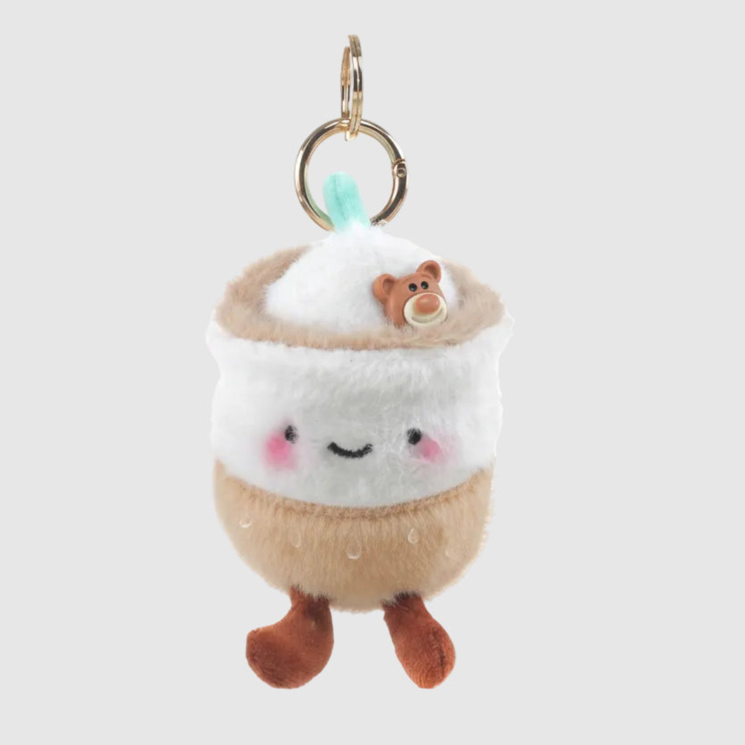 Coffee cup key chain inspired by jellycats