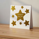 Foiled congratulations card 