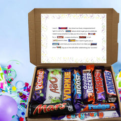 Congratulations Chocolate Poem Letterbox 
