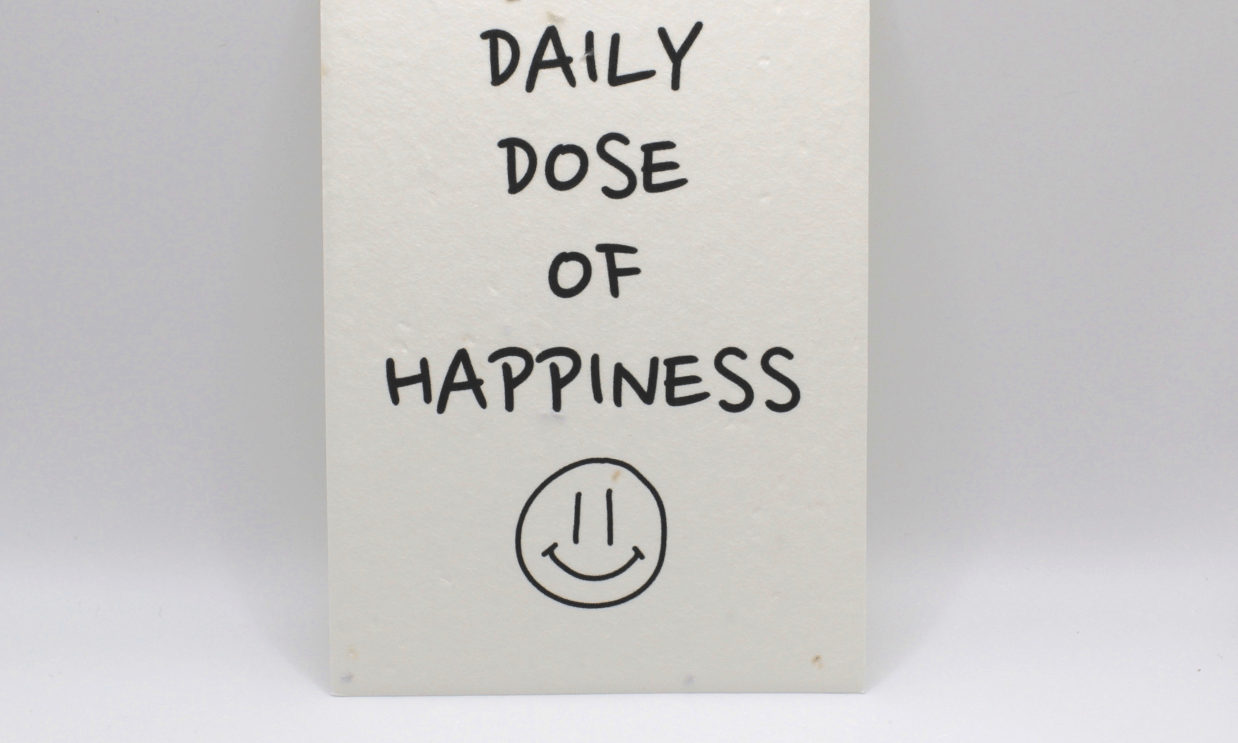 Daily Dose of Happiness Seeded card note- bloom into wild flowers 