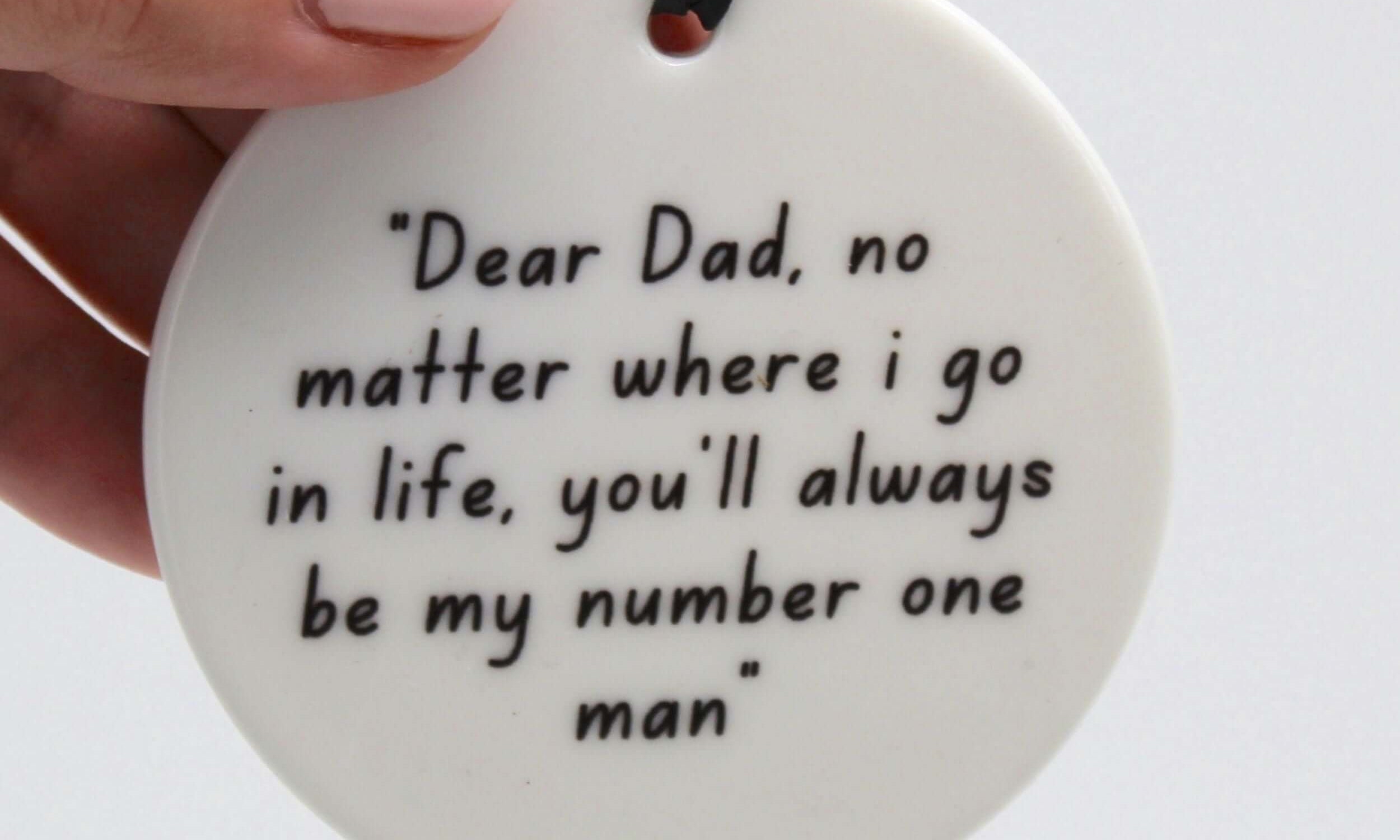 Dear Dad keepsake present, build your own gift box collection