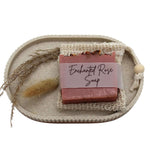 Nourishing soap with exfoliation bag 