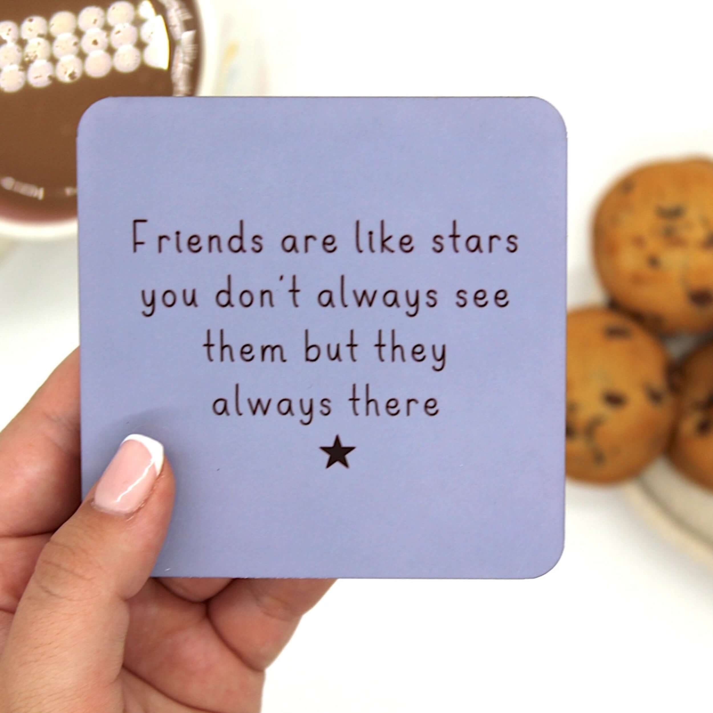 Friends are like stars coaster, build your own gift box 