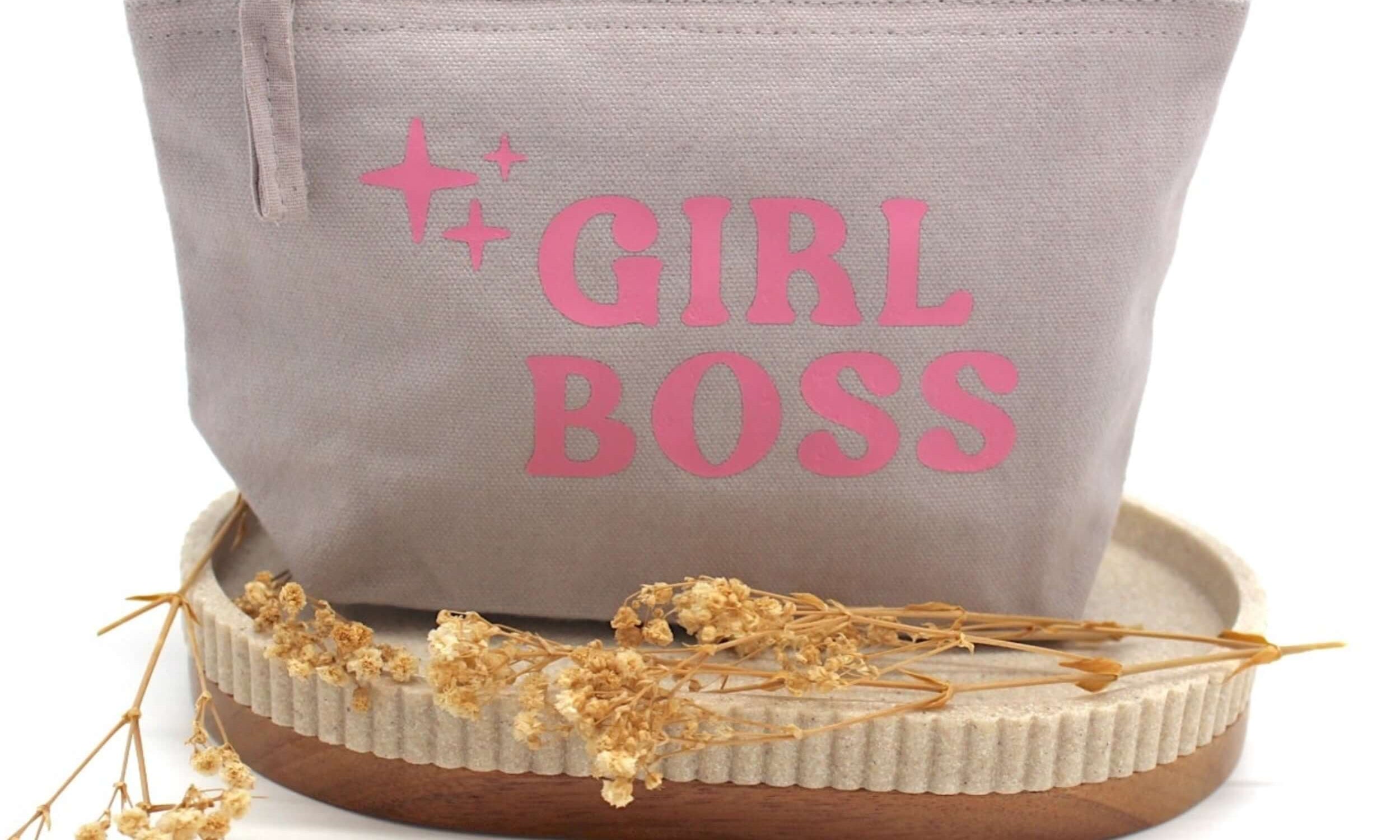 Girl Boss wash bag, build your own gift box 