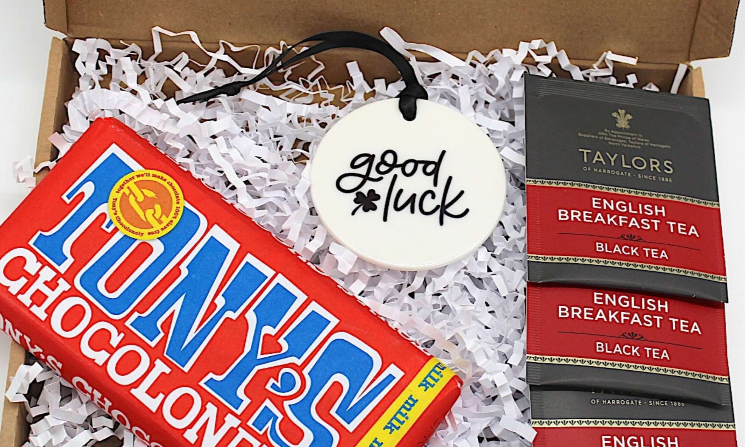 Good luck letterbox gift