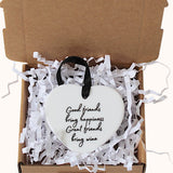 Good Friends Bring Happiness, Great Friends Bring Wine Keepsake