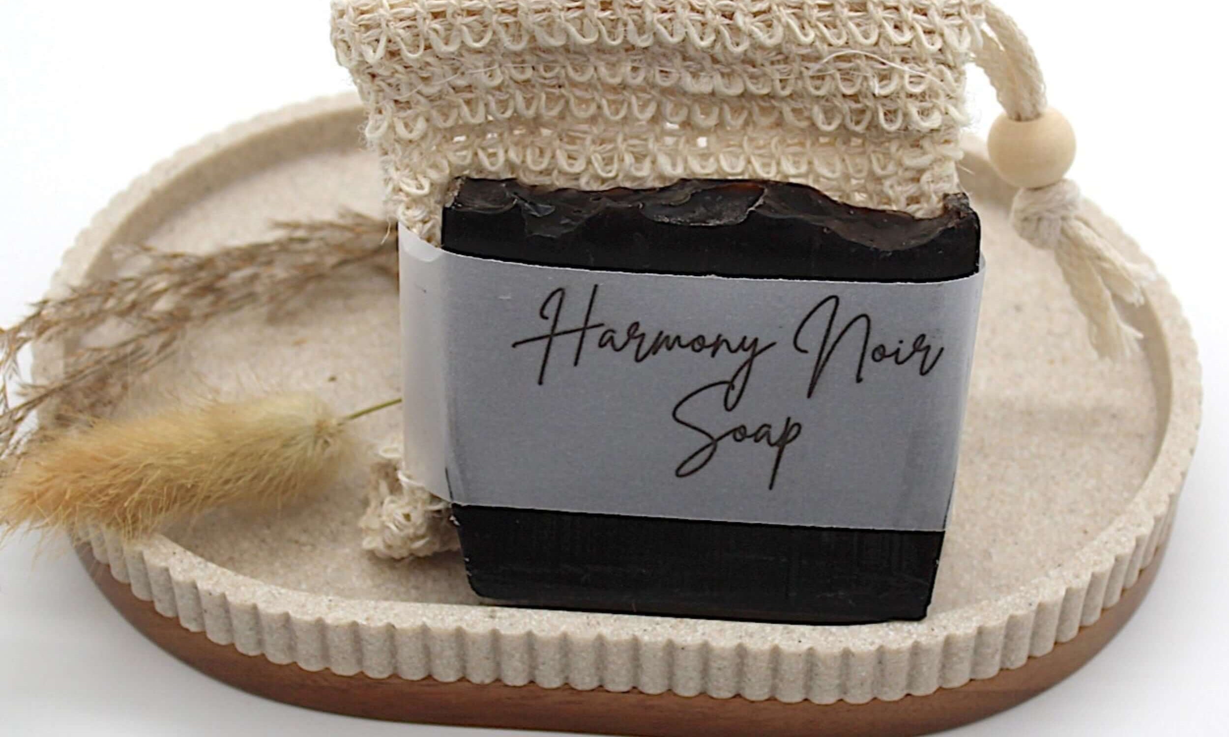Harmony Noir Soap with jute bag