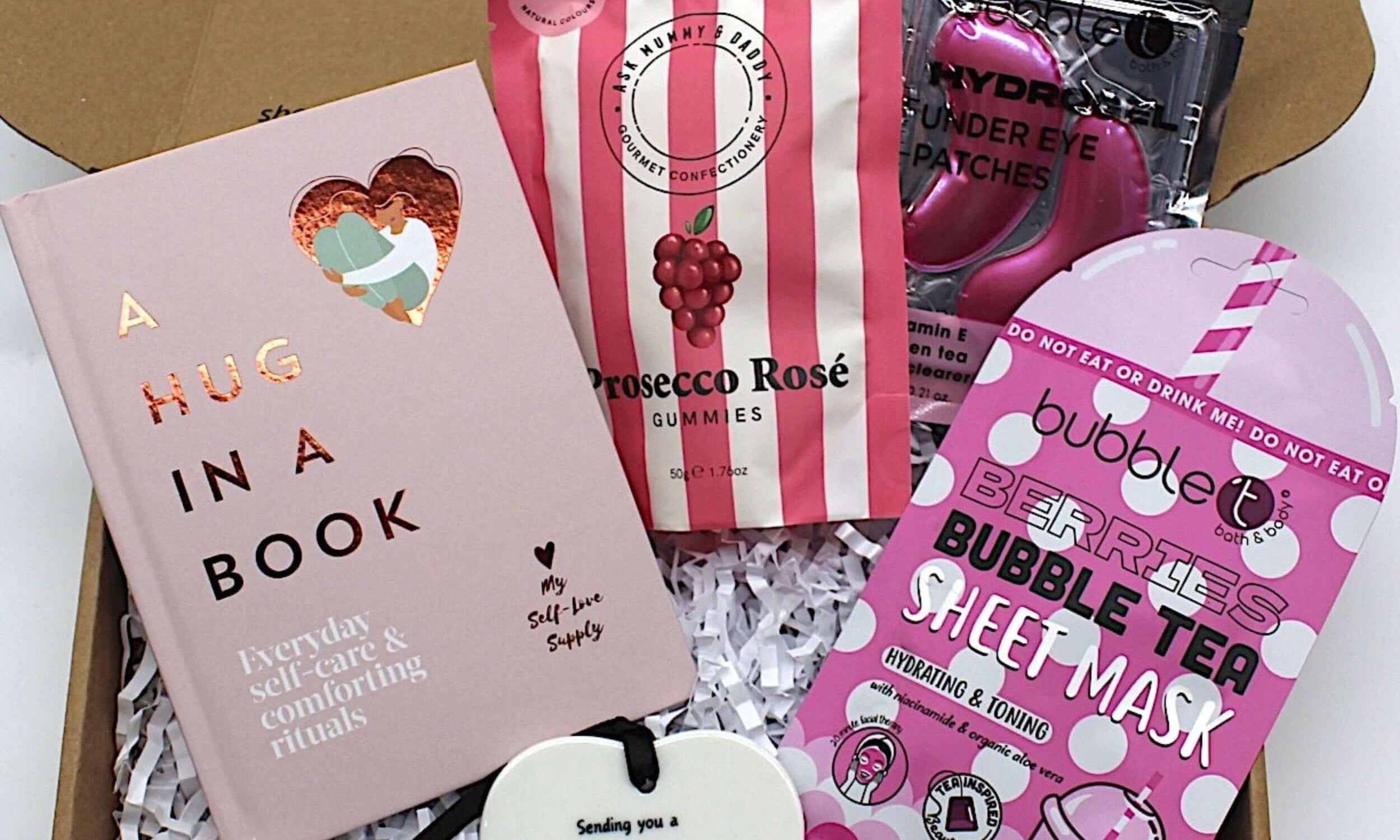 Send them a hug in a box for when you can not be there 