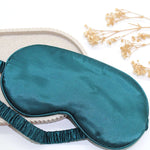 Teal satin sleep mask, build your own gift box 