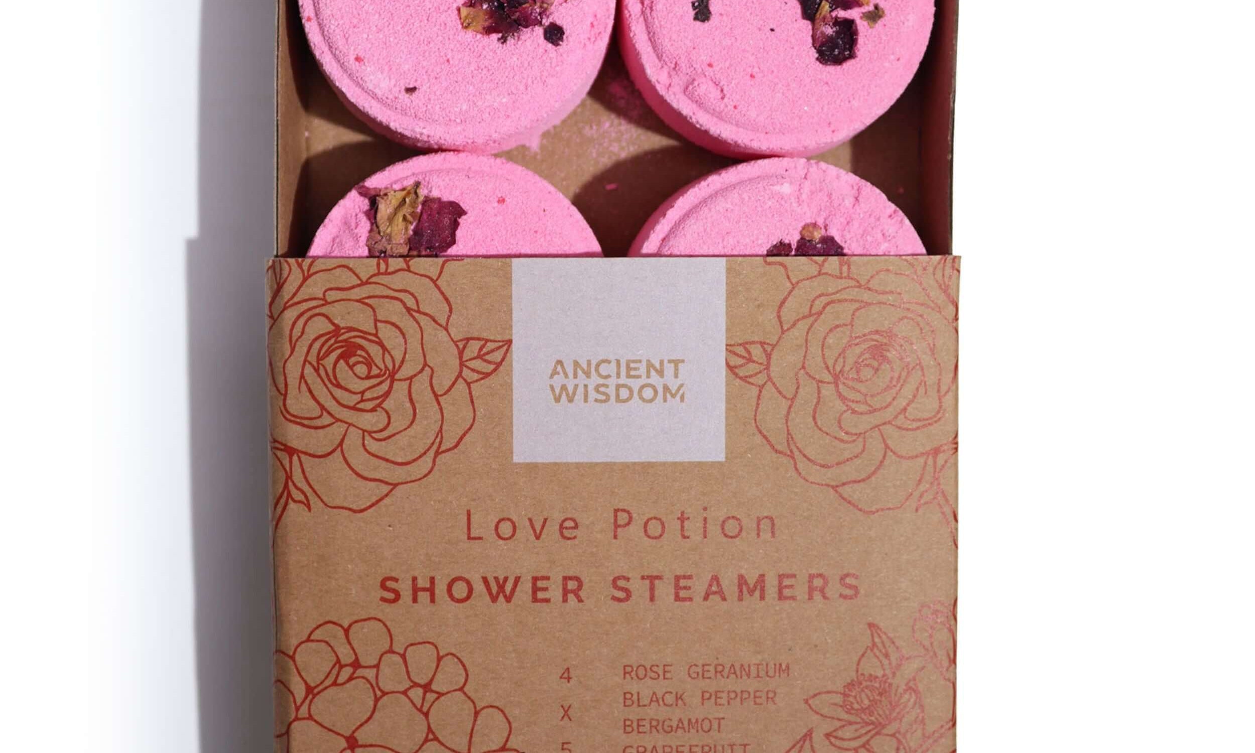 Love potion shower steamers
