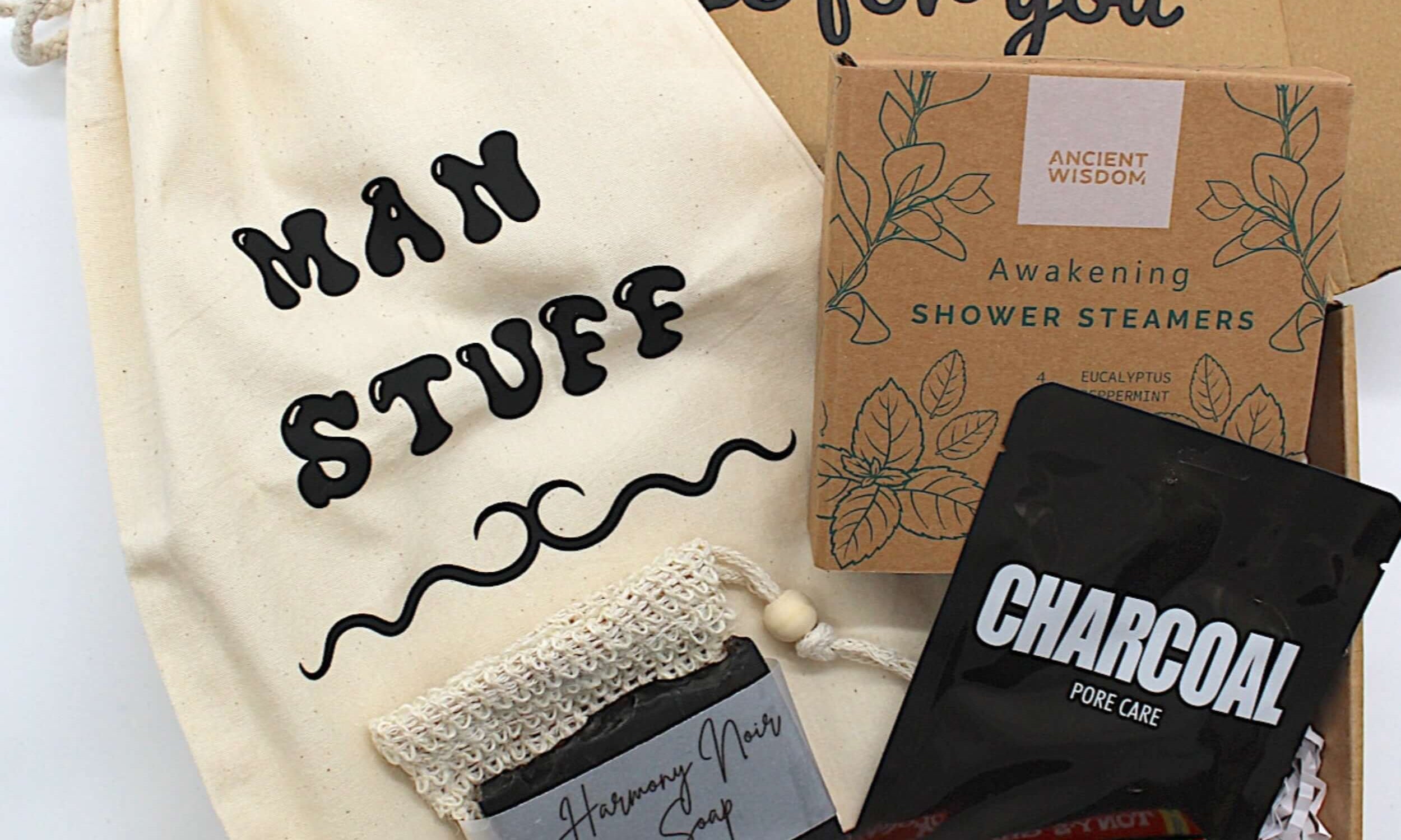 Self Care for Men Shower and Face Gift Set