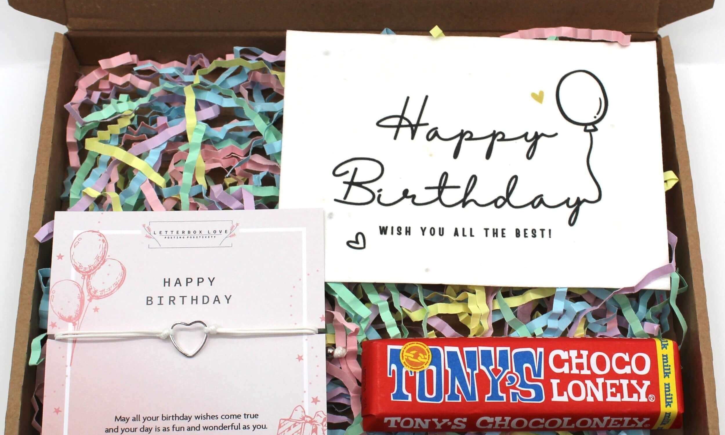 Letterbox Mini Birthday gift box for women 