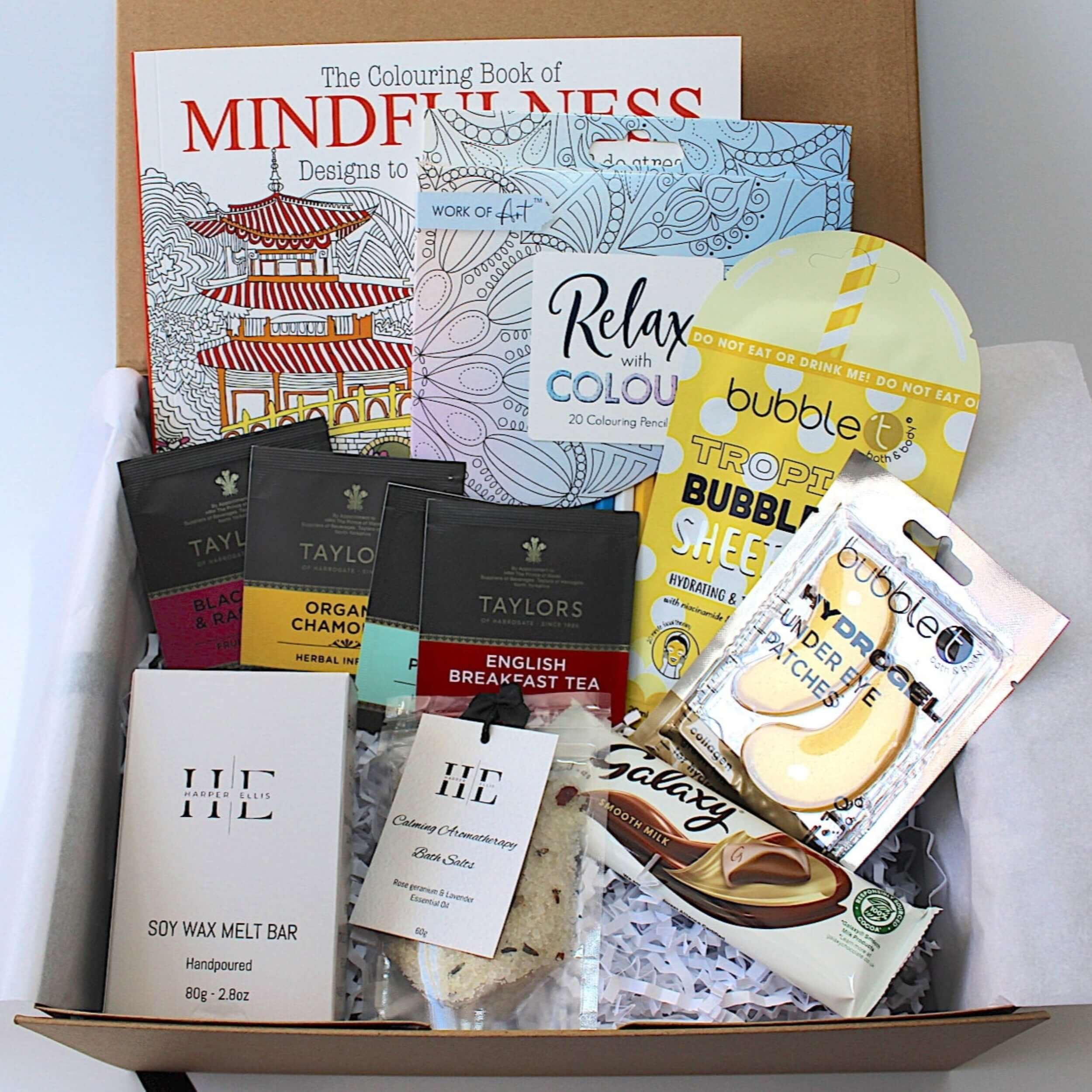Get well soon, thinking of you, mindfulness distraction box, gifting for when words are not enough.