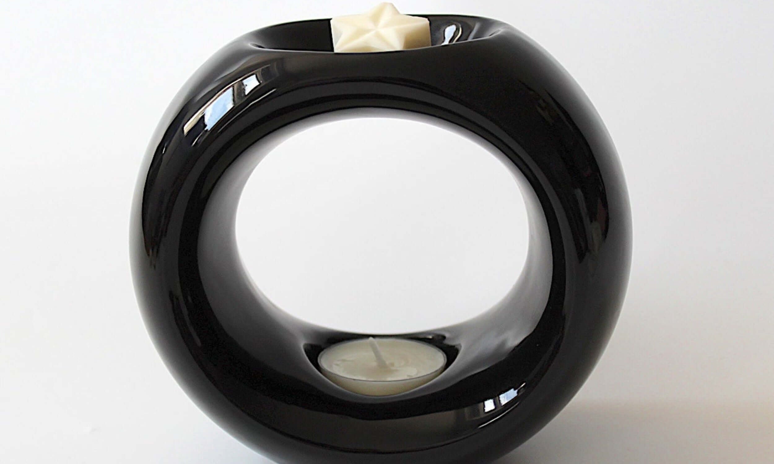 Oslo Ceramic Wax Melter Black