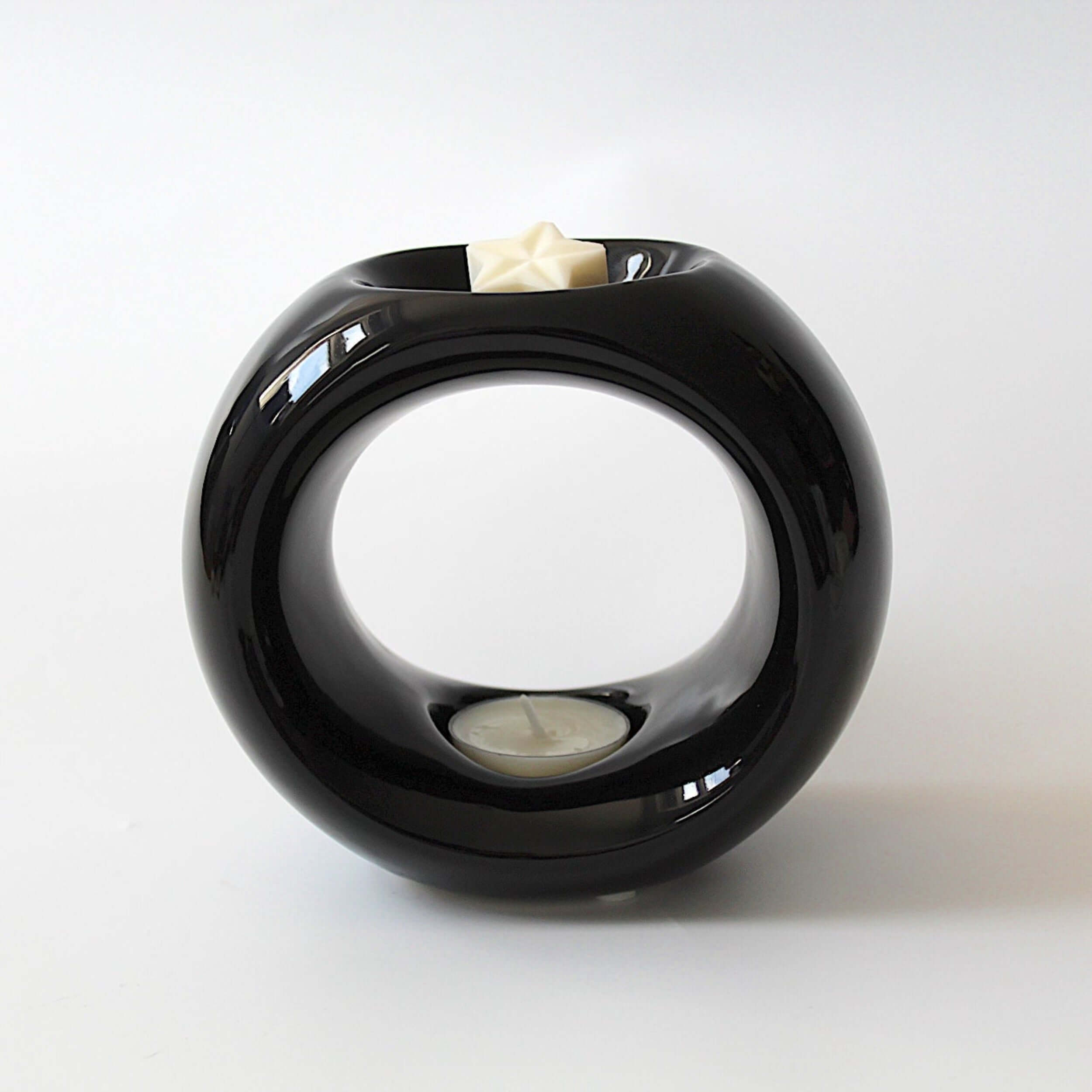 Oslo Ceramic Wax Melter Black