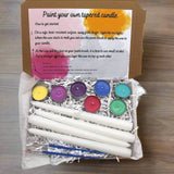 Paint your own candle with 7 tea lights 