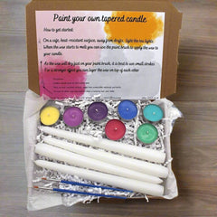 Paint your own candle with 7 tea lights 