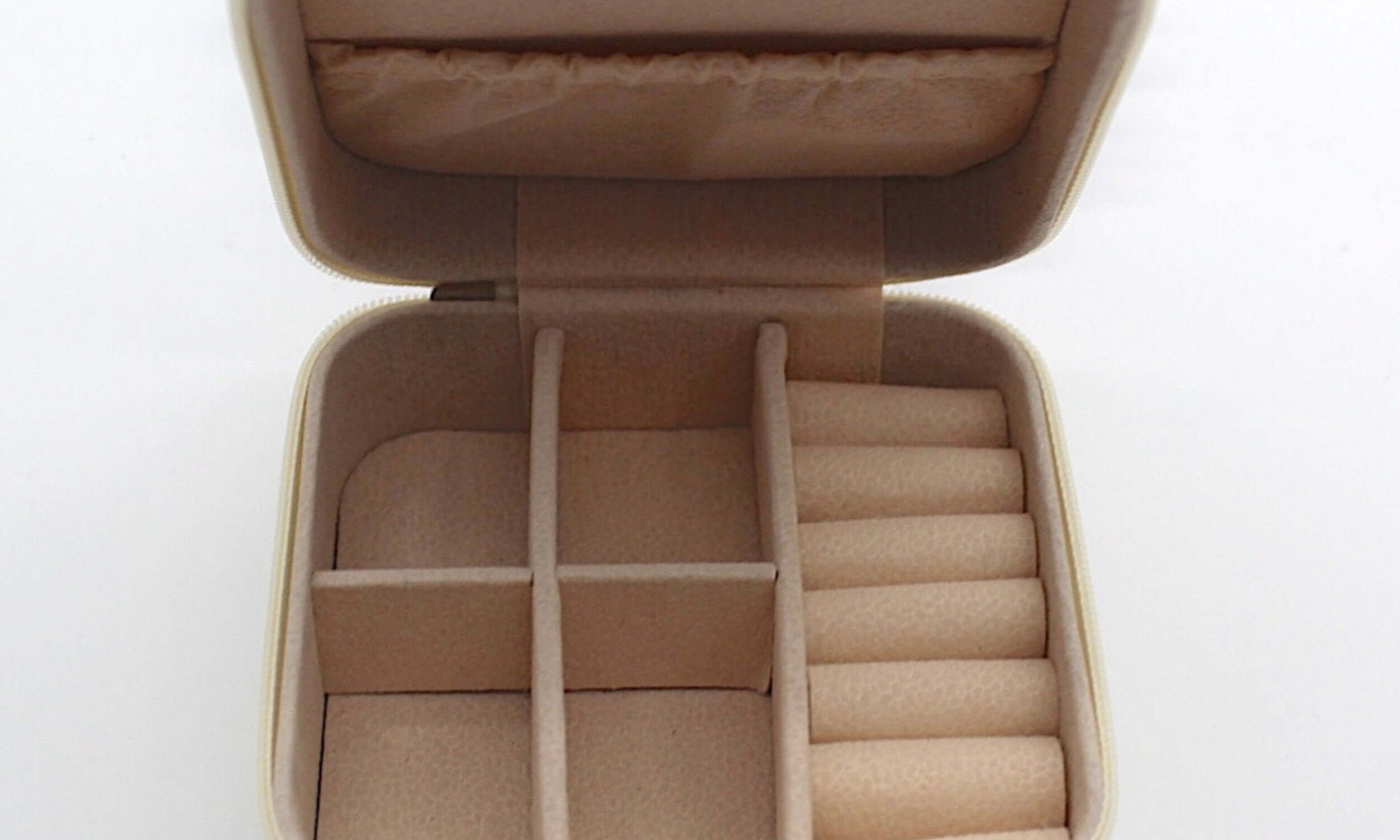 Personalised Cream  Jewellery Box  