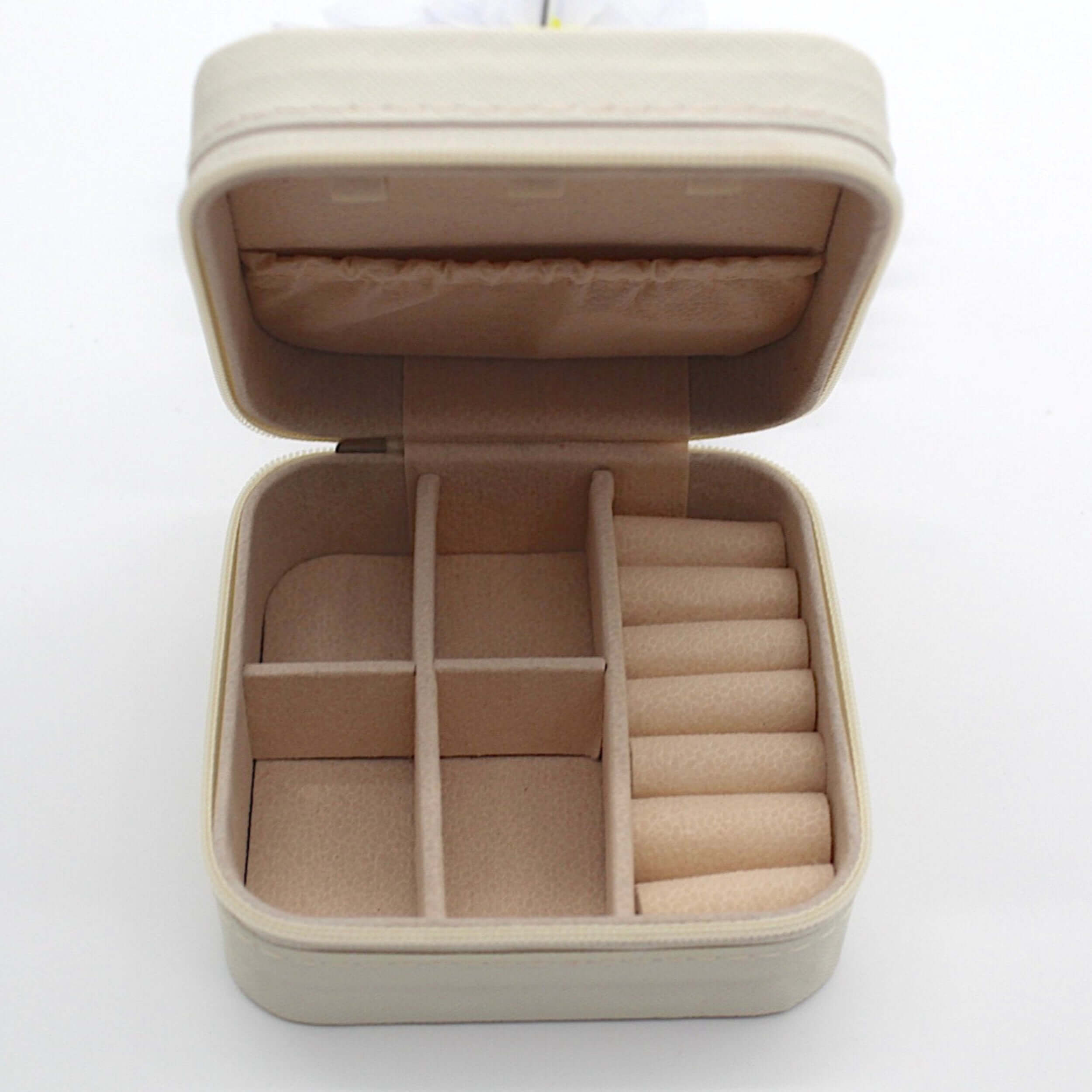 Personalised Cream  Jewellery Box  
