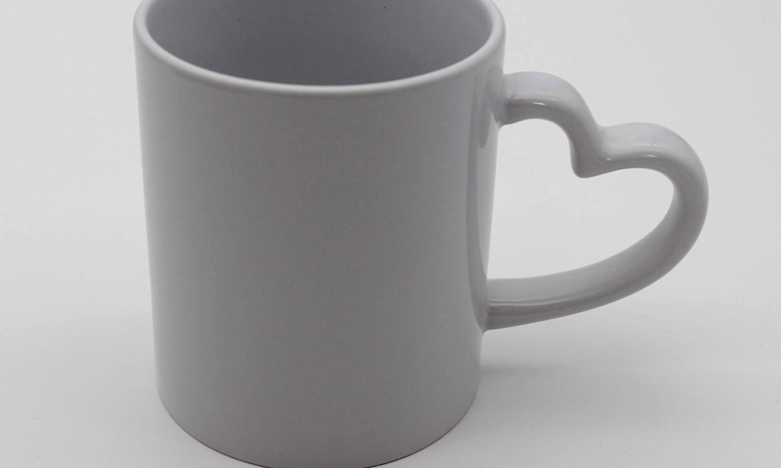 Personalised Gifting Ideas - Heart Handle Mug 