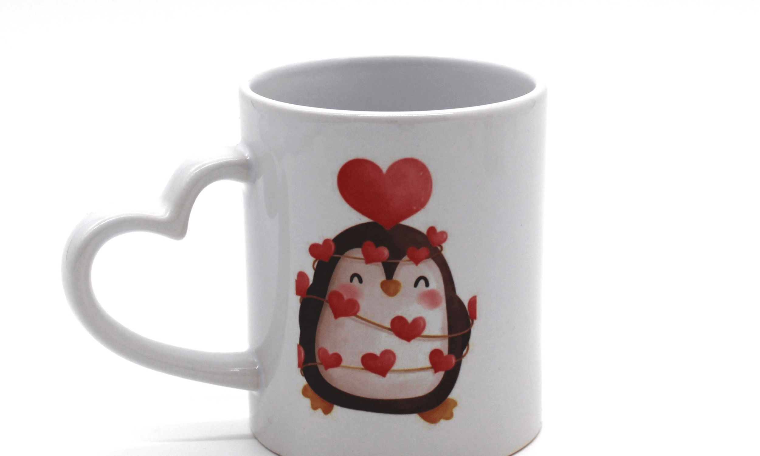 Personalised Gifting Idea - Heart Handle Mug 