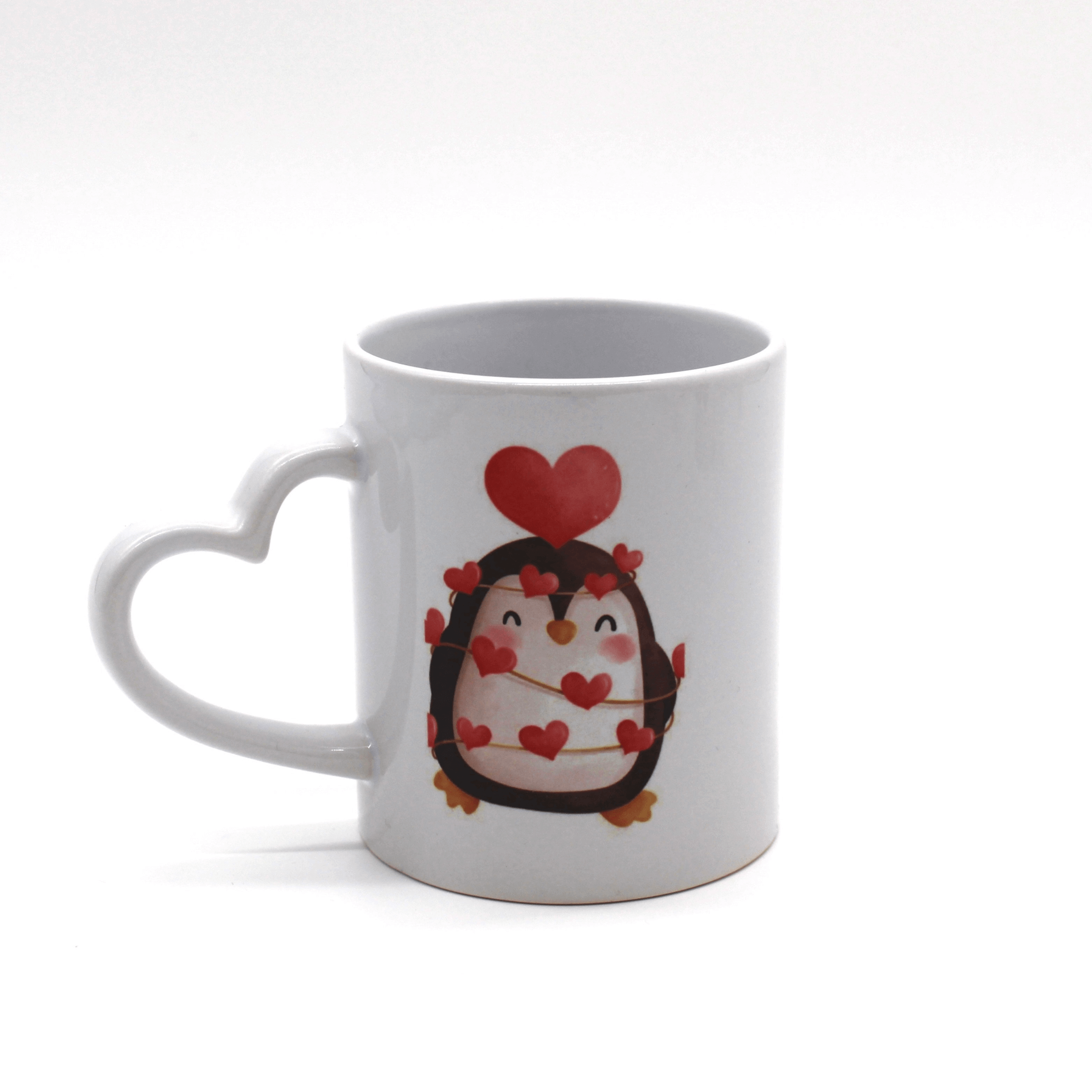 Personalised Gifting Idea - Heart Handle Mug 
