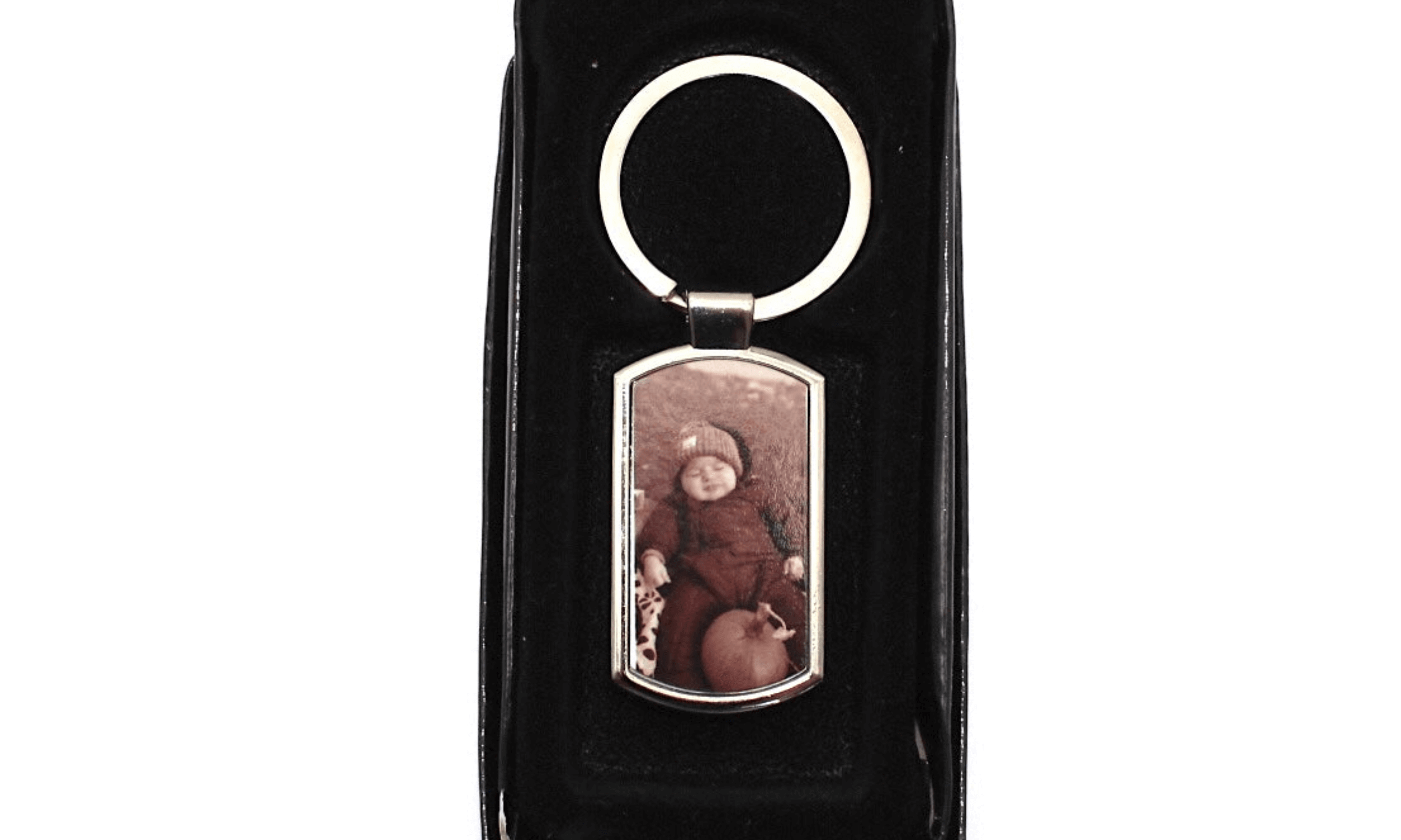 Personalised Metal Keyring presented in gift box 