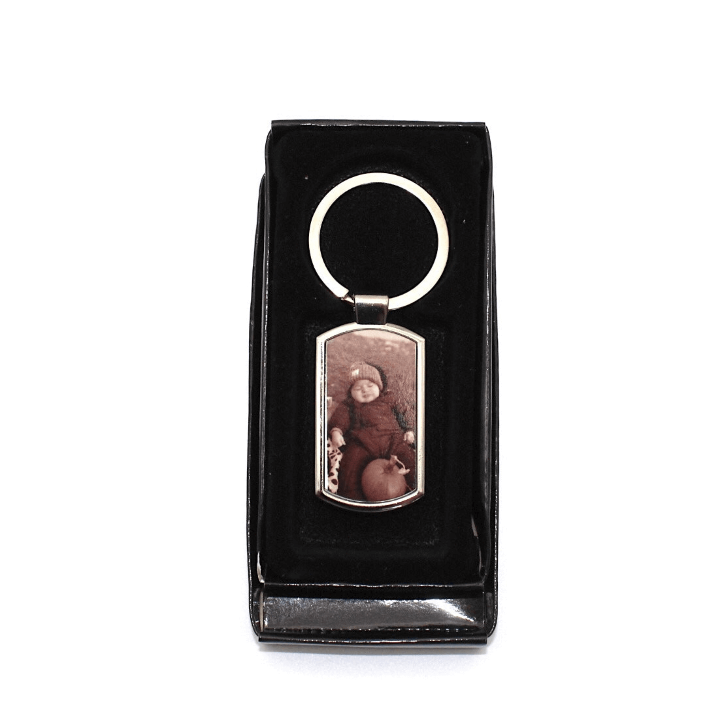 Personalised Metal Keyring presented in gift box 